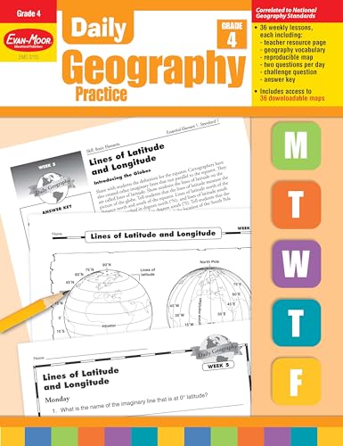 Daily Geography Practice Grade 4: EMC 3713